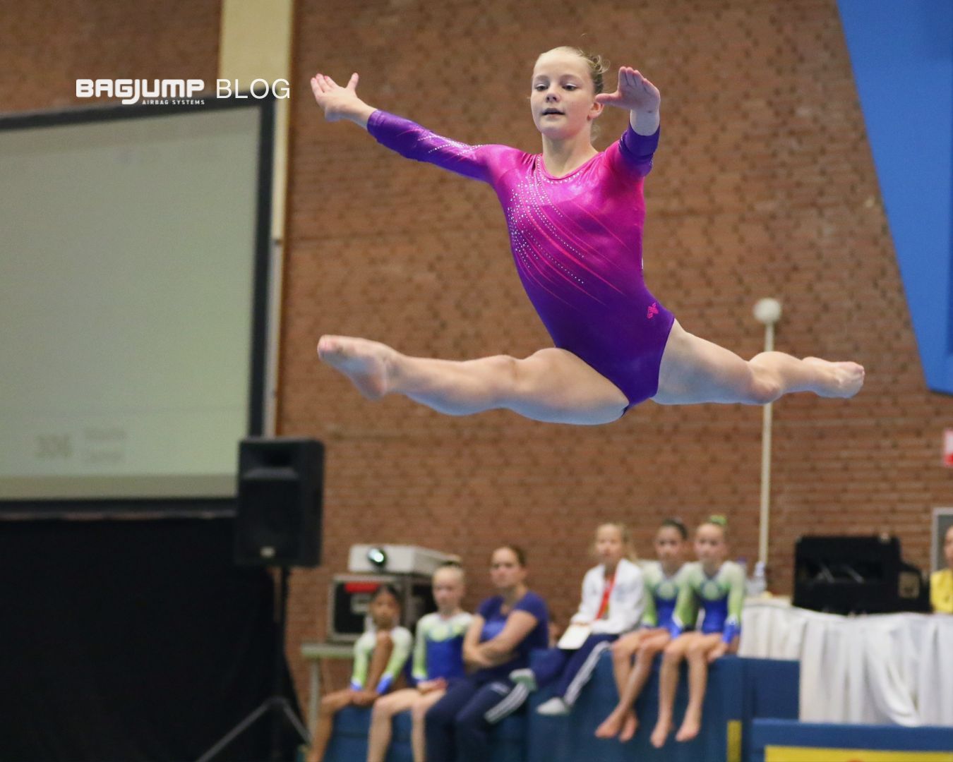 young gymnast in Europe