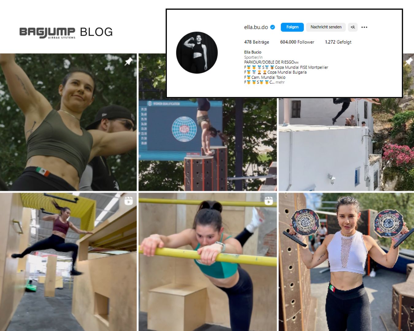 Top Parkour Instagram Accounts to Follow - BAGJUMP® Airbags