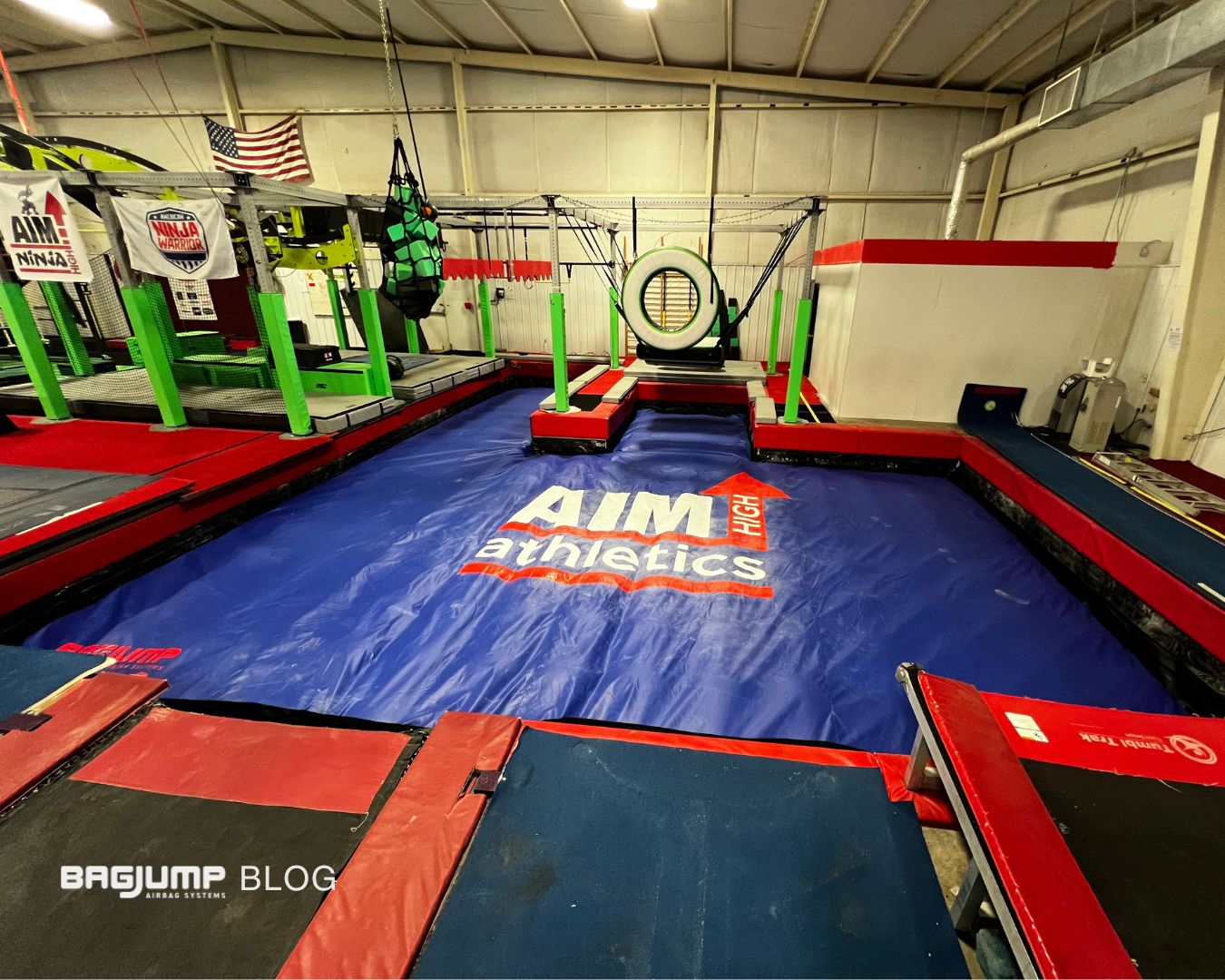 Athletes in Motion – California, USA  Project: Custom Inground Airpit  Type of facility: Gymnastics Gymnasium 