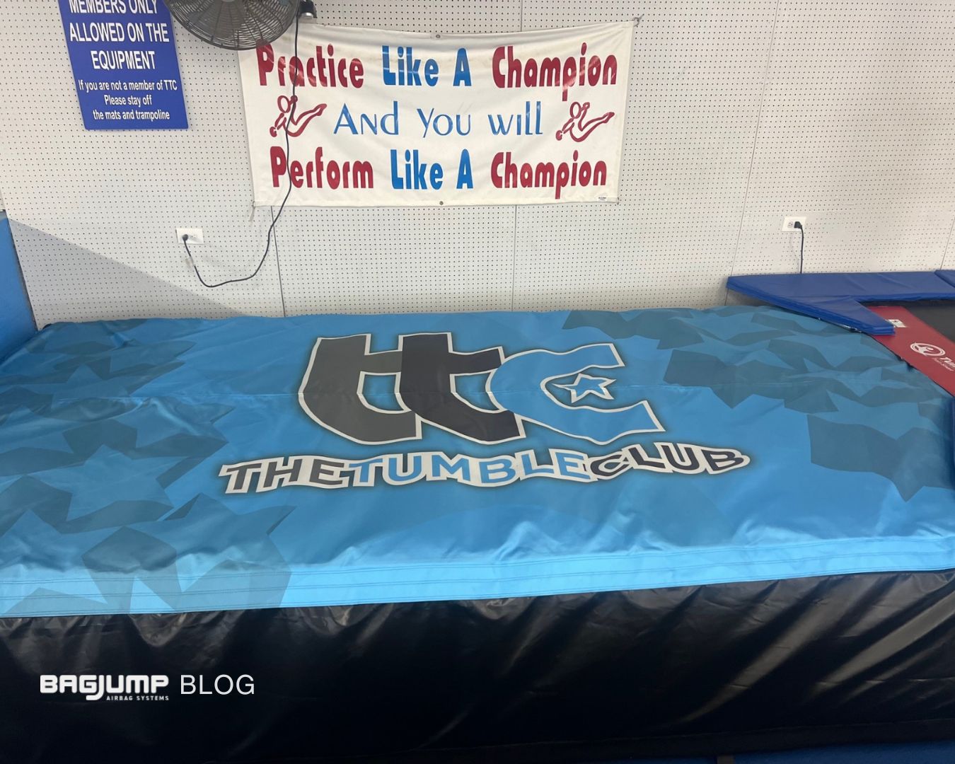 Bagjump airbag at The Tumble Club – Burleson, Texas 