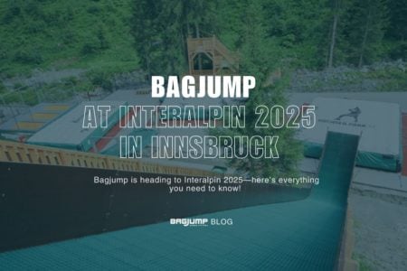 Bagjump at Interalpin 2025 in Innsbruck