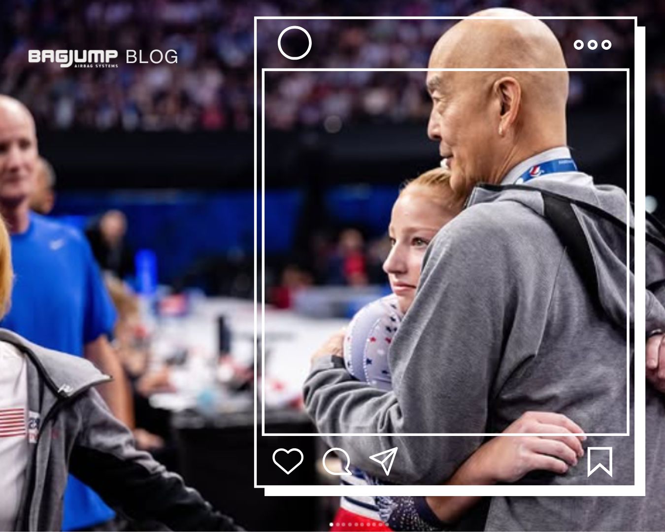 “GAGE has a stellar reputation for training the highest level of gymnastics using unique training tools and stations in a soft, warm, and fuzzy environment,” says Fong. “No taped ankles, wrist supports, back braces, etc.”