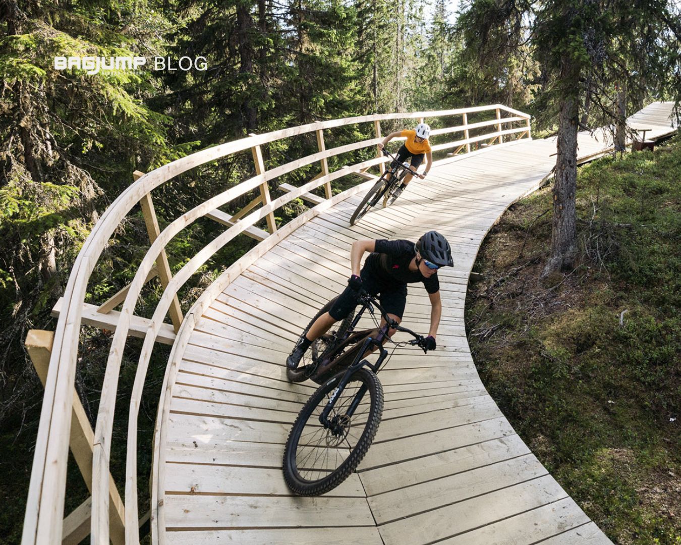 7. Åre Bike Park – Sweden Location: Åre, Jämtland County, Sweden Total Trails: ~50 km Highlight: Nearly 900 vertical meters of descent and spectacular Nordic views Bagjump Type: None