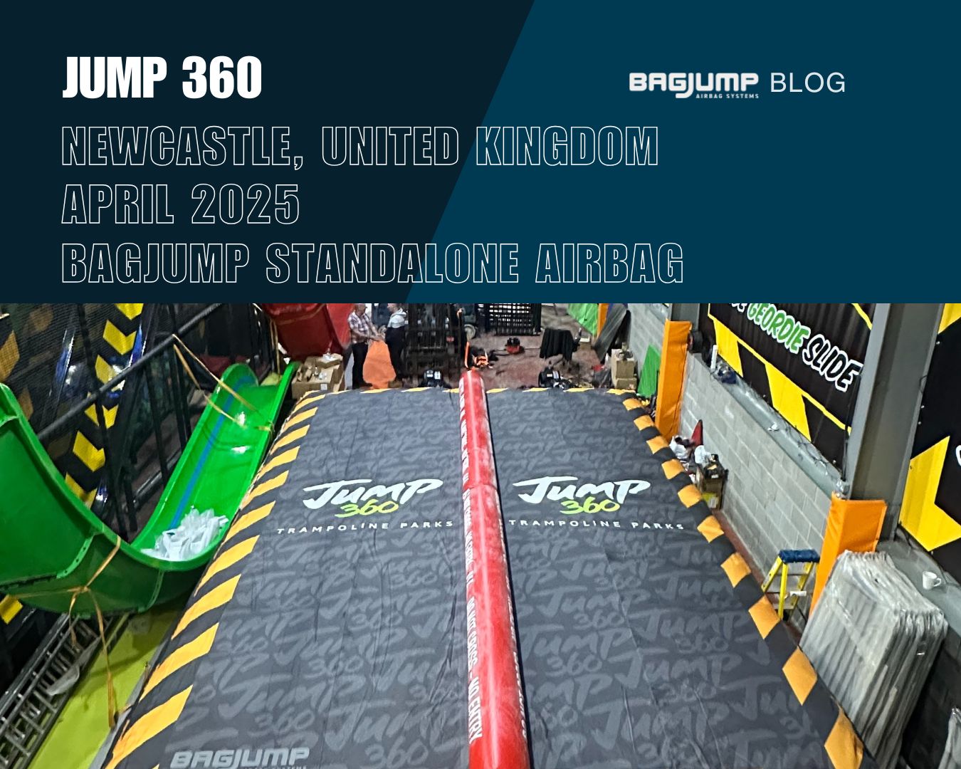 Jump 360 – Newcastle, United Kingdom April 2025 | Outdoor Adventure Park | Standalone Airbag with 3 Jump Heights