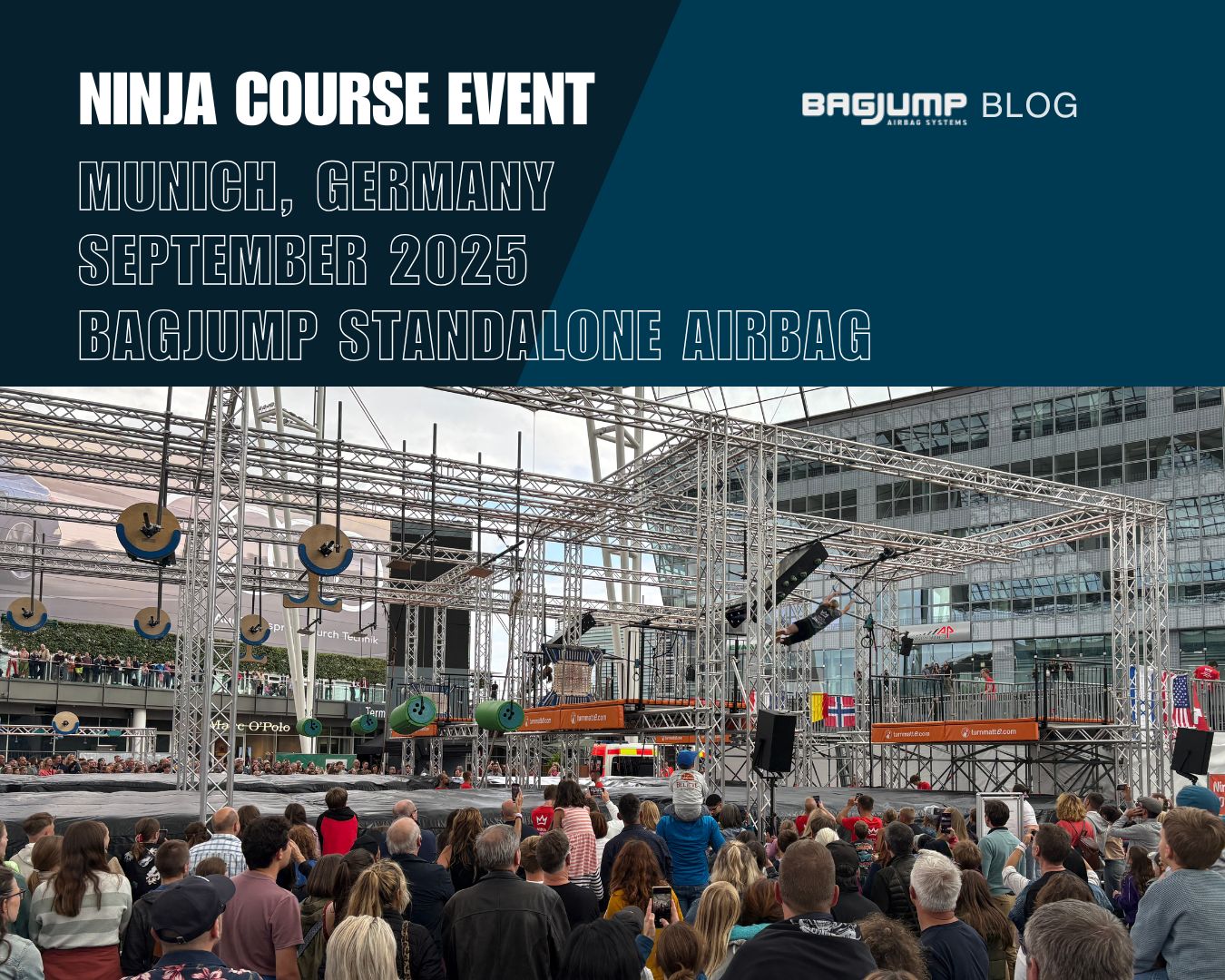 Munich Airport – Ninja Course Event Germany | Public Event | Standalone Airbags