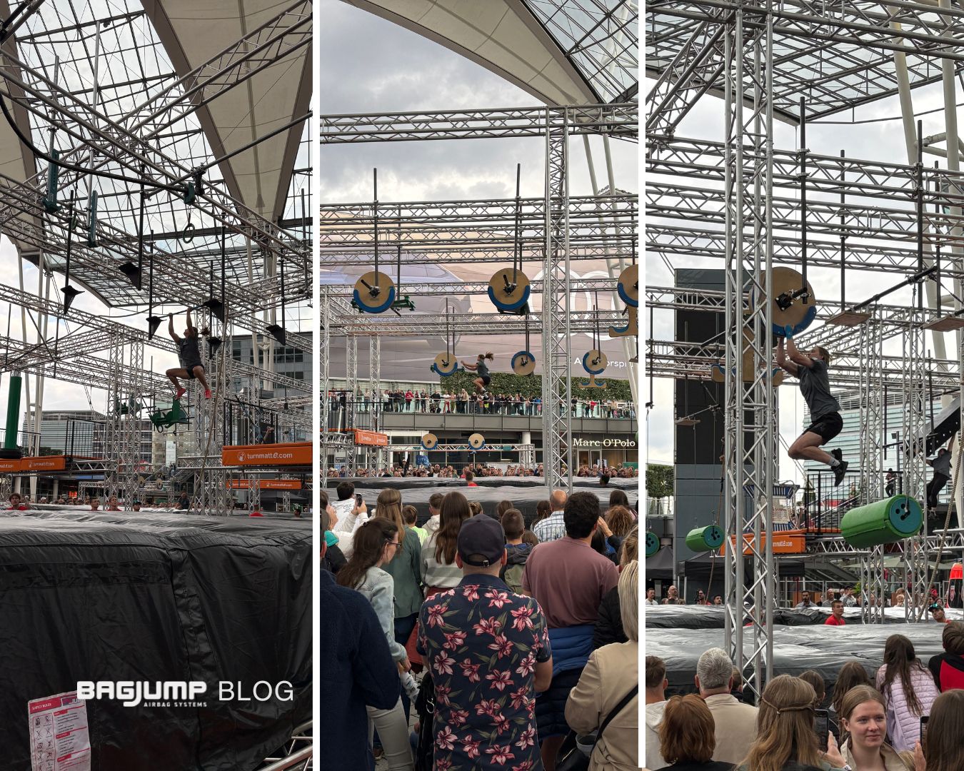 What made this installation special was its temporary nature and scale. The setup had to be fast, reliable, and safe for a wide audience. It also had to deliver nonstop action. With an opening event featuring some of Germany’s top athletes, the project showed how Standalone Airbags can be connected and adapted to create large, dynamic event setups. This is far beyond traditional park installations.
