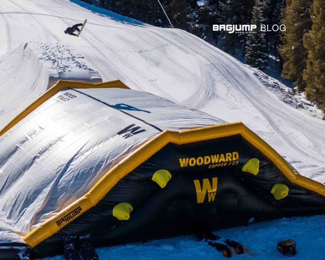 “Airbags allow endless tries and endless landings,” he told us. “By the time athletes take a trick to snow, they’ve already mastered it.”
