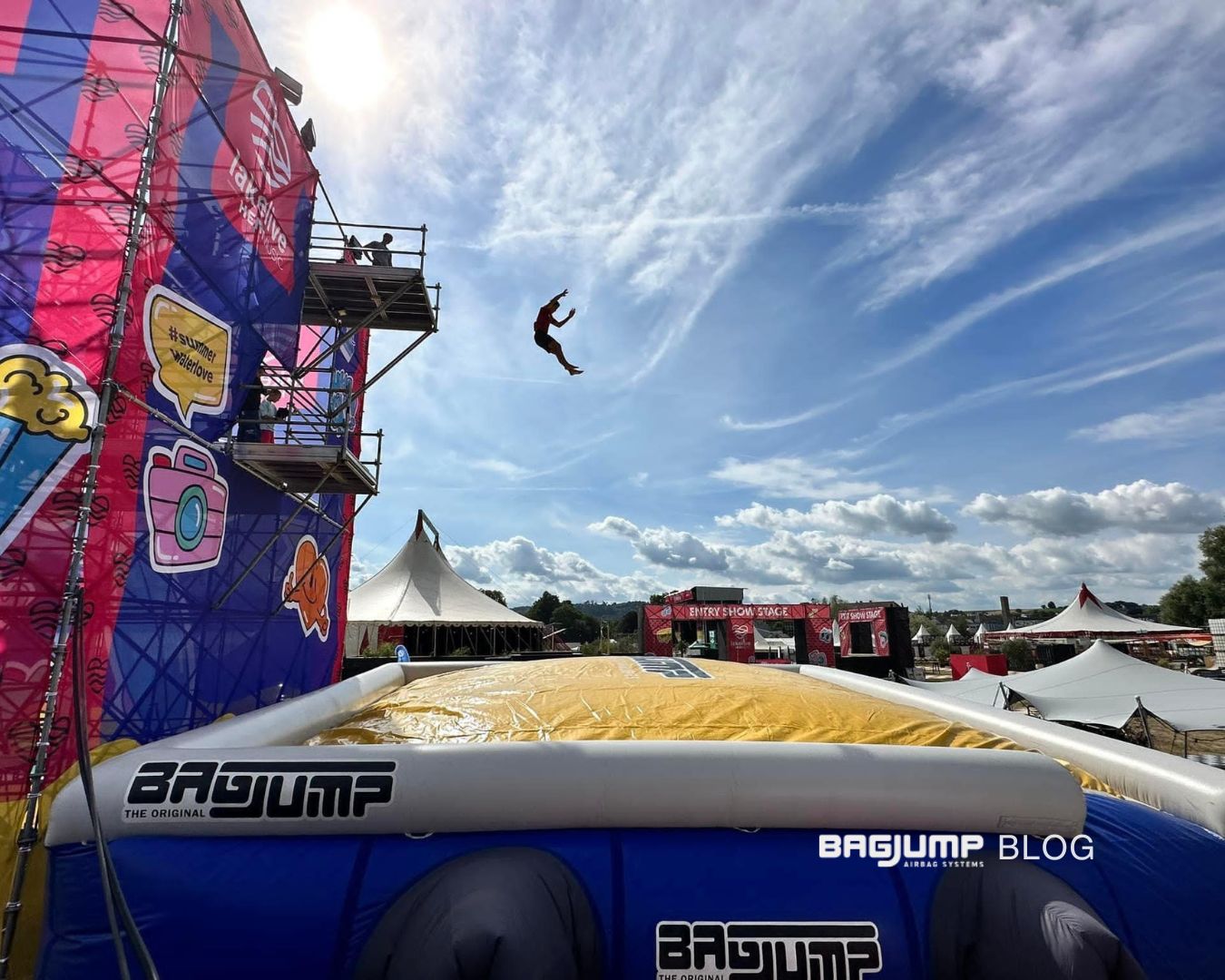 Summer is starting early for us this year. Here are some of the June events in Austria where you can see our Bagjump airbags in action.
