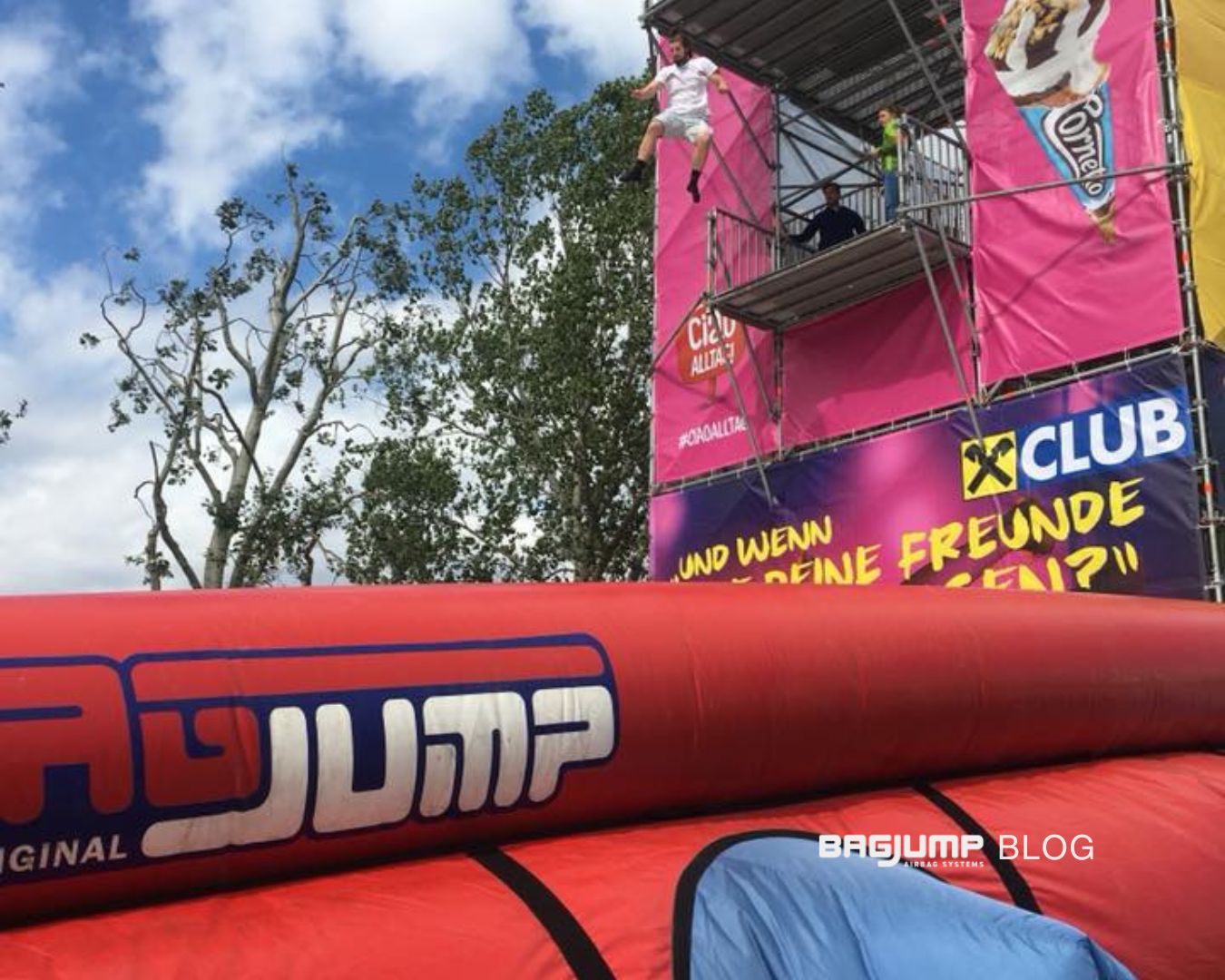 The reasons event organizers come back to us are not complicated: reliability, scalability, and the ability to handle thousands of users in a single day without many complications. An airbag at an event has to be ready for a five year old to try it, a professional athlete to test a stunt on it, and a tired participant at the end of an obstacle race to land on it safely. Our airbags are designed to do all three.